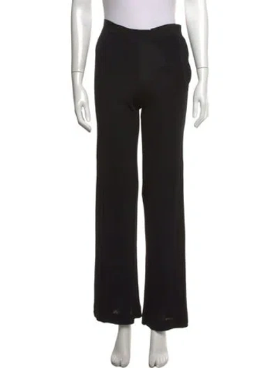 Pre-owned Jean Paul Gaultier Vintage Wide Leg Pants In Black