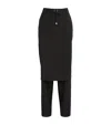 Jean Paul Gaultier Striped Casual Pants In Black