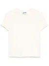 Jean Paul Gaultier Waffle Logo-embossed T-shirt In 中性色