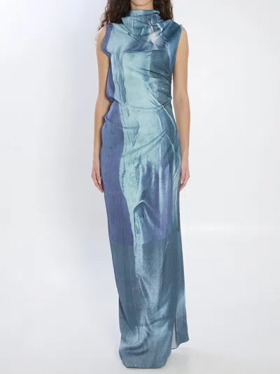JEAN PAUL GAULTIER JEAN PAUL GAULTIER WATER LONG DRESS