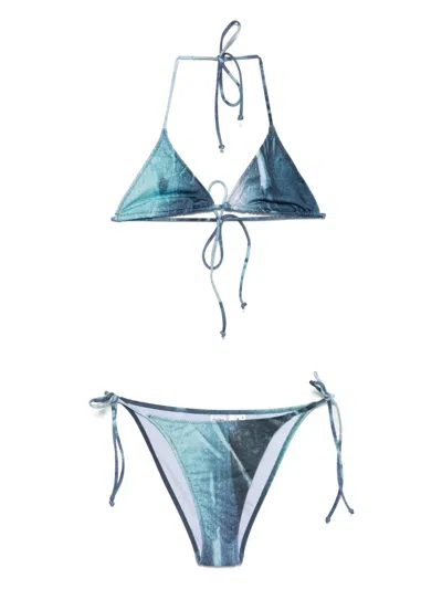 Jean Paul Gaultier Water Printed Bikini