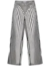 Jean Paul Gaultier White Printed Jeans In White