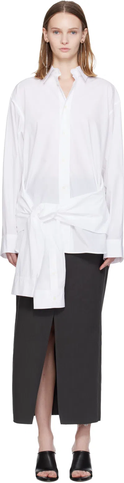 Jean Paul Gaultier White Cotton Shirt