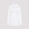 Jean Paul Gaultier Long Sleeves Double Layer Shirt In White