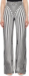JEAN PAUL GAULTIER WHITE PRINTED JEANS