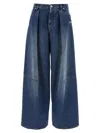 Jean Paul Gaultier Denim Jean With Foam Detail On The Back