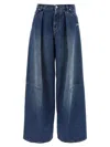 Jean Paul Gaultier Denim Jean With Foam Detail On The Back