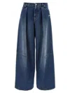Jean Paul Gaultier Denim Jean With Foam Detail On The Back