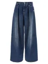 Jean Paul Gaultier Denim Jean With Foam Detail On The Back