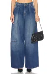 Jean Paul Gaultier Denim Jean With Foam Detail On The Back