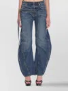 Jean Paul Gaultier Relaxed-fit Low-rise Jeans With Unique Side Zipper In Blue