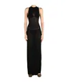 Shop Jean Paul Gaultier With Covered Cup Detail Light Jersey In Black