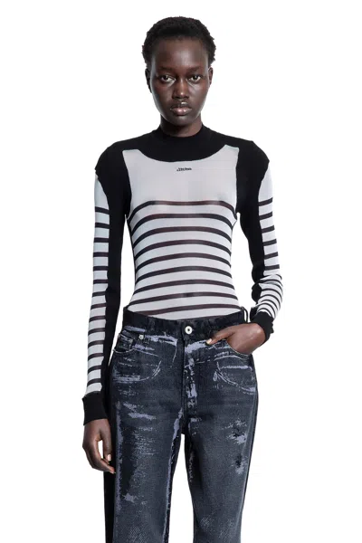 Jean Paul Gaultier Woman Black&white Knitwear