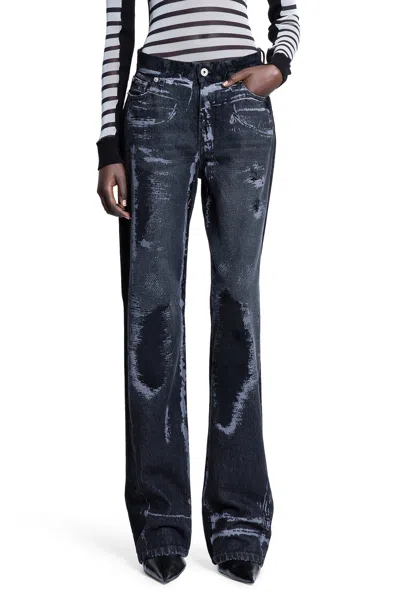 Jean Paul Gaultier Woman Black Jeans