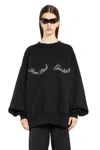 JEAN PAUL GAULTIER WOMAN BLACK SWEATSHIRTS