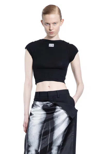 JEAN PAUL GAULTIER CROP PATCH BABY TEE