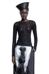 Jean Paul Gaultier Top The Sequin In Tulle Nero Donna In Black