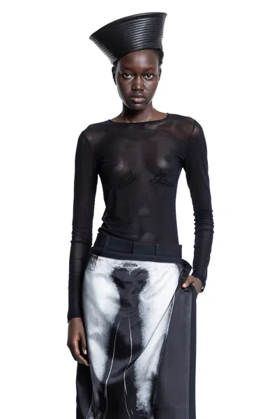 JEAN PAUL GAULTIER THE JEAN PAUL GAULTIER FLOCKED TOP