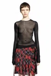 Jean Paul Gaultier Woman Black Tops In Black