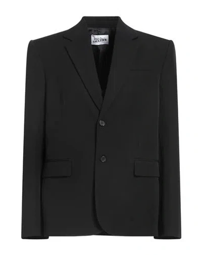 Jean Paul Gaultier Woman Blazer Black Size 4 Wool