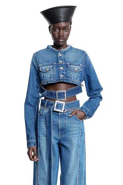 Jean Paul Gaultier Woman Blue Jackets