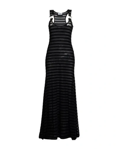 Jean Paul Gaultier Woman Maxi Dress Black Size L Polyester, Elastane, Polyamide