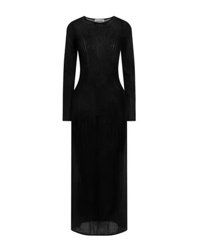Jean Paul Gaultier Woman Maxi Dress Black Size Xs Polyester, Elastane