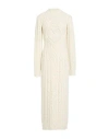 Jean Paul Gaultier Woman Maxi Dress Ivory Size M Virgin Wool, Polyester