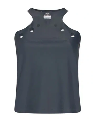 Jean Paul Gaultier Woman Tank Top Grey Size 00 Polyamide, Elastane In Gray