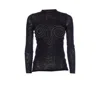 Jean Paul Gaultier Spiral-detail Long-sleeve Top