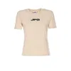 Jean Paul Gaultier Logo-print Crew-neck T-shirt In Pink