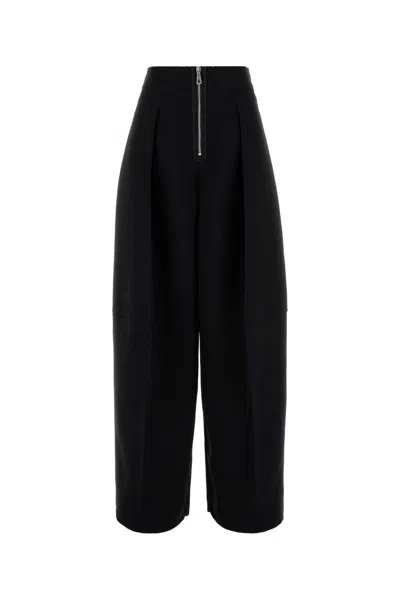 JEAN PAUL GAULTIER JEAN PAUL GAULTIER WOMEN BLACK CREPE PANT