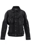 Jean Paul Gaultier Woman Denim Outerwear Black Size M Cotton In Black