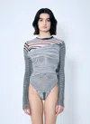 Jean Paul Gaultier Women Double-layer Mesh Bodysuit