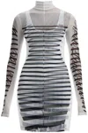 Jean Paul Gaultier Mariniere Mini Dress In White