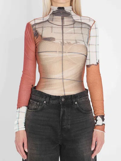 Jean Paul Gaultier Women Fire Bodysuit