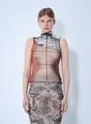 Jean Paul Gaultier Women Fire Mesh Tank Top