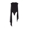 Jean Paul Gaultier Women Jersey Body With Pad In Black