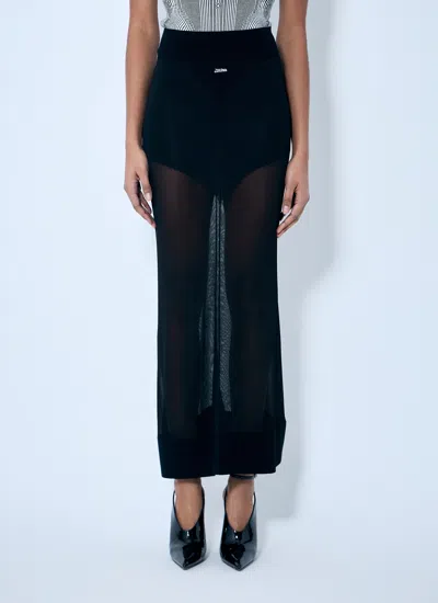 Jean Paul Gaultier Women Knit Maxi Skirt