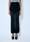 Jean Paul Gaultier Knitted Maxi Skirt In Black