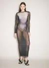 Jean Paul Gaultier Women Le Mâle Crewneck Maxi Dress In Black