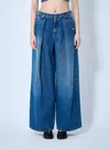 Jean Paul Gaultier Denim Jean With Foam Detail On The Back