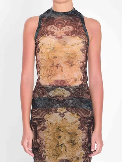 JEAN PAUL GAULTIER JEAN PAUL GAULTIER WOMEN MÉDAILLON TANK TOP