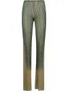 Jean Paul Gaultier Mesh Trouser Printed "spiral" In Multicolor