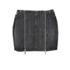 Jean Paul Gaultier Mini Skirt With Pockets And Belt Loops In Black