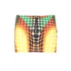 Jean Paul Gaultier Women S Re-edition Dots Skirt Orange In Multi