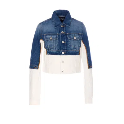 Jean Paul Gaultier Women Petit Grand Trompe L'oeil Denim Jacket