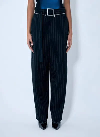 Jean Paul Gaultier Women Pinstripe Wool Pants