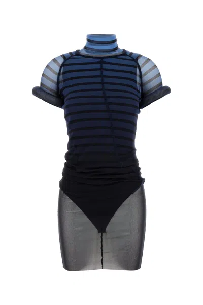 Jean Paul Gaultier Women Printed Mesh Dress