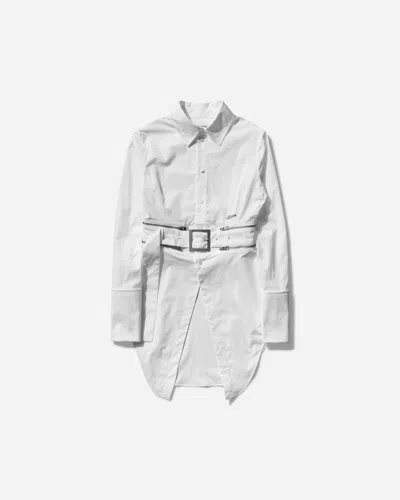 Jean Paul Gaultier Women S Belted Shirt In White